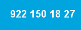 922 150 18 27
